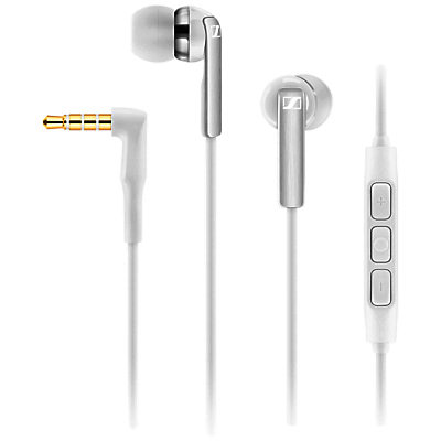 Sennheiser CX 2.00 G In-Ear Headphones with Mic/Remote White